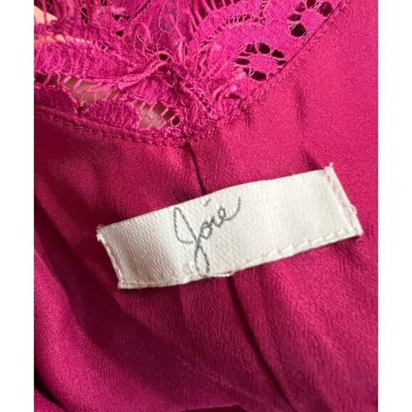 Joie Rori Magenta Pink Lace Dress Size Small - Picture 7 of 9